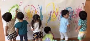 絵の具あそび